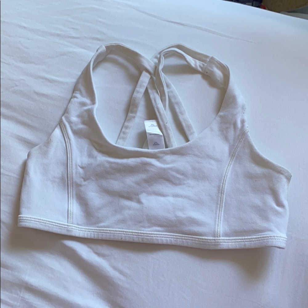 Ivivva white sports bra